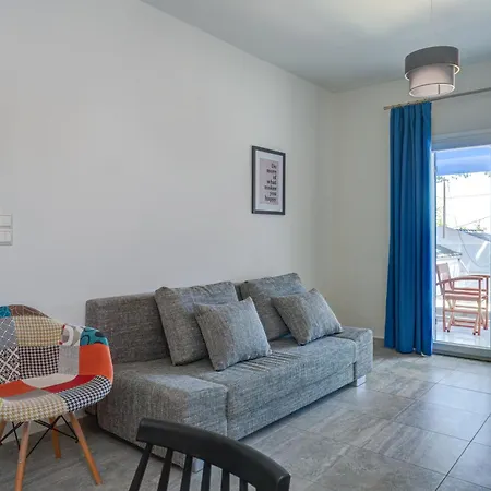 아파트 Molos Beachfront In 디아코프토